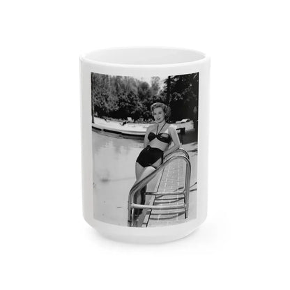 Virginia Mayo #276 (Vintage Female Icon) White Coffee Mug 15oz - Go Mug Yourself