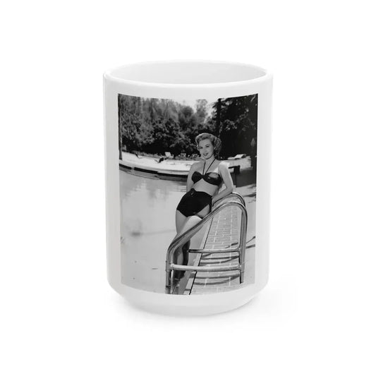 Virginia Mayo #276 (Vintage Female Icon) White Coffee Mug 15oz - Go Mug Yourself