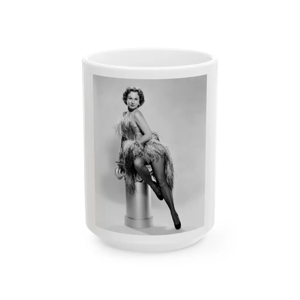 Virginia Mayo #279 (Vintage Female Icon) White Coffee Mug-15oz-Go Mug Yourself