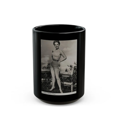 Virginia Mayo #282 (Vintage Female Icon) Black Coffee Mug-15oz-Go Mug Yourself