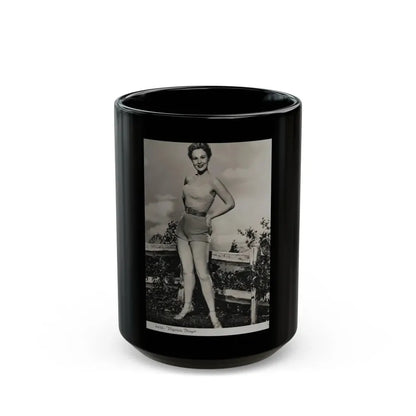 Virginia Mayo #282 (Vintage Female Icon) Black Coffee Mug 15oz - Go Mug Yourself