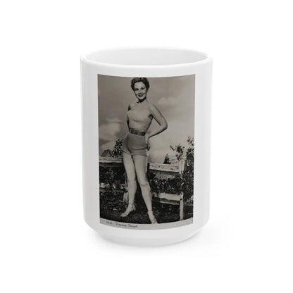 Virginia Mayo #282 (Vintage Female Icon) White Coffee Mug-15oz-Go Mug Yourself