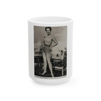 Virginia Mayo #282 (Vintage Female Icon) White Coffee Mug 15oz - Go Mug Yourself