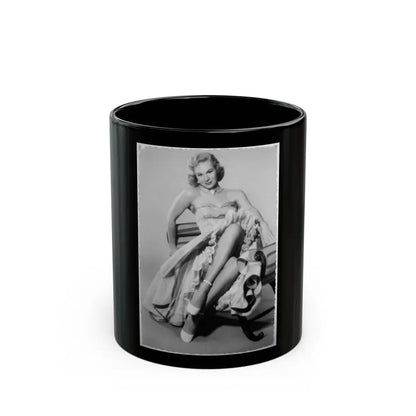 Virginia Mayo #284 (Vintage Female Icon) Black Coffee Mug 11oz - Go Mug Yourself