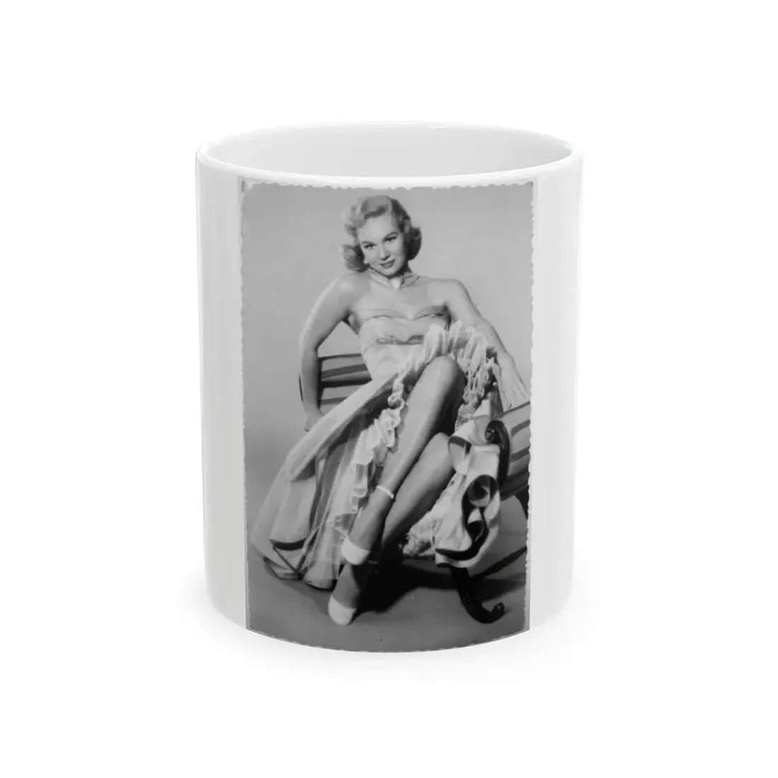 Virginia Mayo #284 (Vintage Female Icon) White Coffee Mug 11oz - Go Mug Yourself