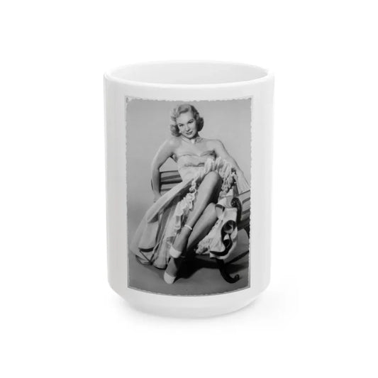 Virginia Mayo #284 (Vintage Female Icon) White Coffee Mug 15oz - Go Mug Yourself