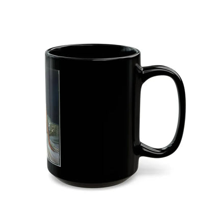 Virginia Mayo #285 (Vintage Female Icon) Black Coffee Mug - Go Mug Yourself