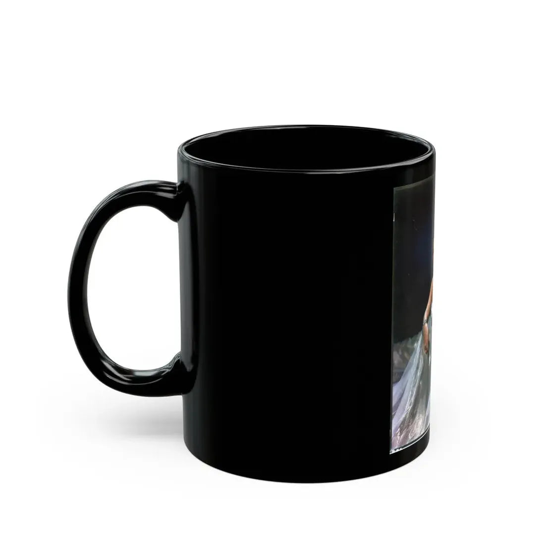 Virginia Mayo #285 (Vintage Female Icon) Black Coffee Mug - Go Mug Yourself