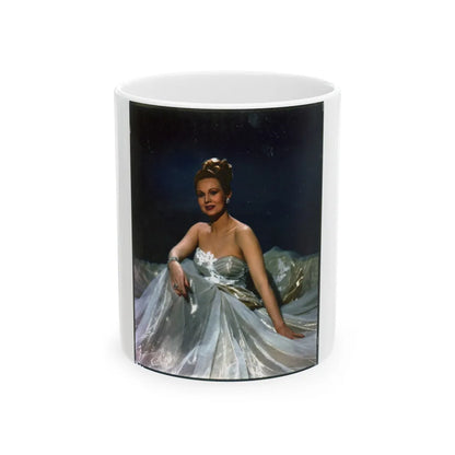 Virginia Mayo #285 (Vintage Female Icon) White Coffee Mug-11oz-Go Mug Yourself