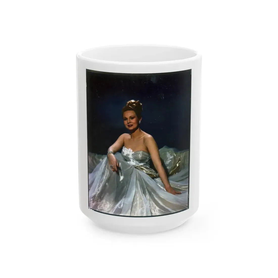 Virginia Mayo #285 (Vintage Female Icon) White Coffee Mug 15oz - Go Mug Yourself