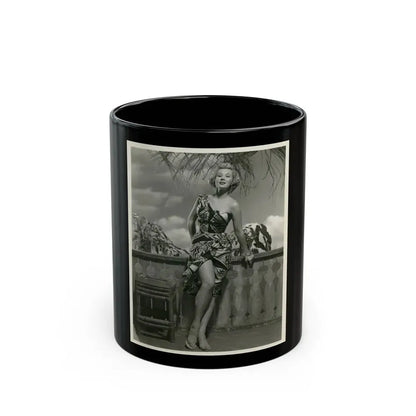 Virginia Mayo #2881 (Vintage Female Icon) Black Coffee Mug 11oz - Go Mug Yourself
