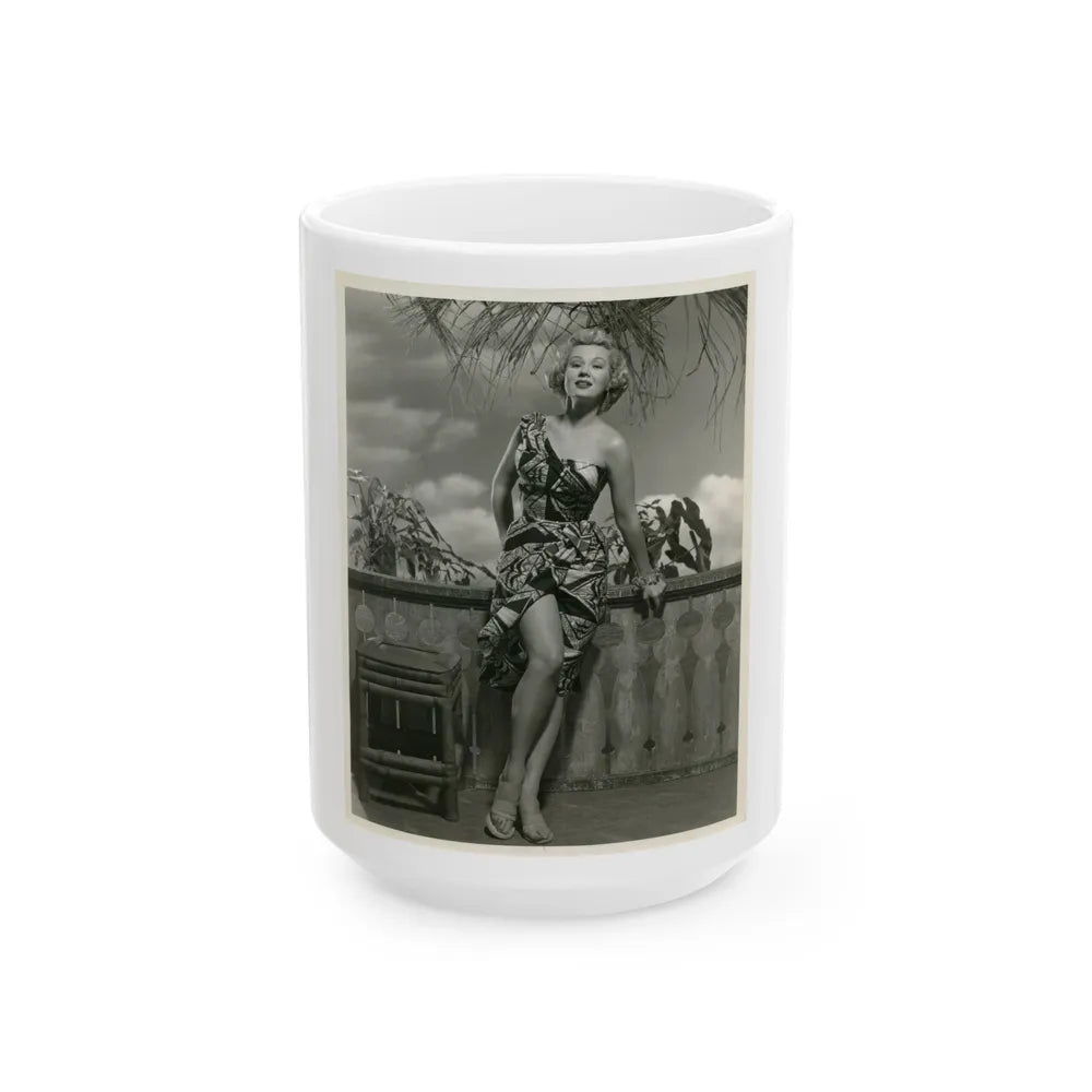 Virginia Mayo #2881 (Vintage Female Icon) White Coffee Mug-15oz-Go Mug Yourself