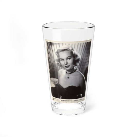 Virginia Mayo #291 - Vintage 8x10 B&W Upper Body Wasite to Head Glamour 1952 Movie Promo Photo (Vintage Female Icon) Pint Glass 16oz-16oz-Go Mug Yourself