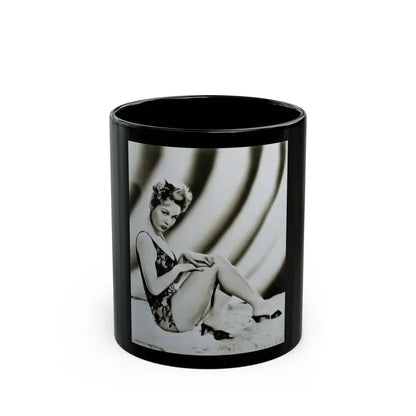 Virginia Mayo #31 (Vintage Female Icon) Black Coffee Mug 11oz - Go Mug Yourself