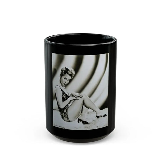 Virginia Mayo #31 (Vintage Female Icon) Black Coffee Mug 15oz - Go Mug Yourself