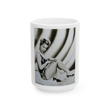 Virginia Mayo #31 (Vintage Female Icon) White Coffee Mug-15oz-Go Mug Yourself