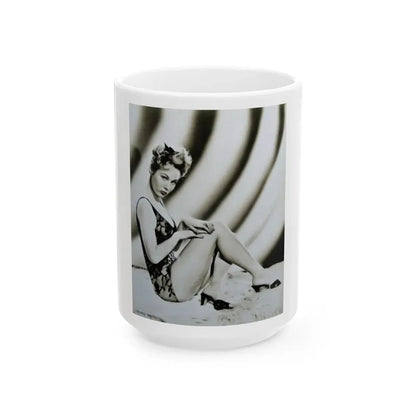 Virginia Mayo #31 (Vintage Female Icon) White Coffee Mug 15oz - Go Mug Yourself