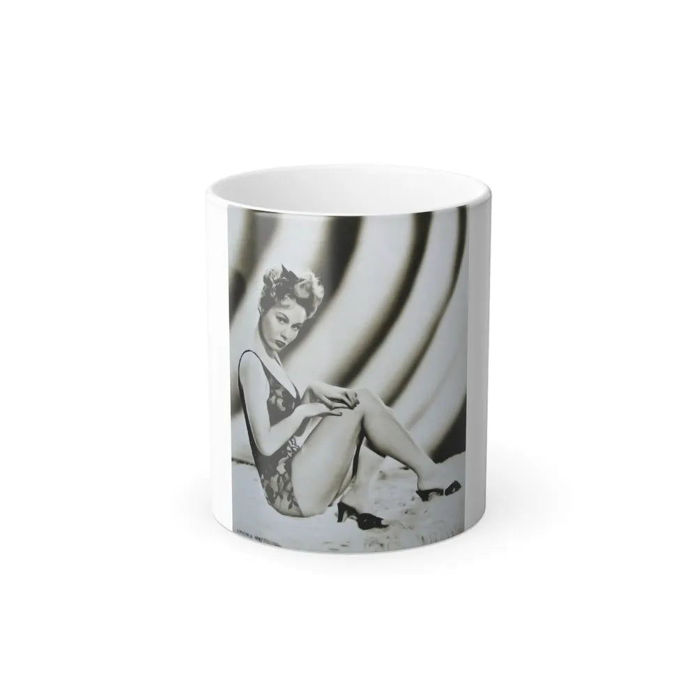 Virginia Mayo #31 (Vintage Female Icons) Color Changing Mug 11oz-11oz-Go Mug Yourself