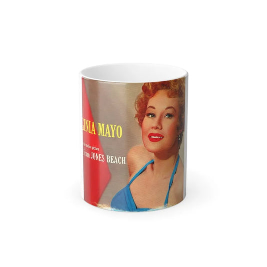Virginia Mayo #42 - Movie Add (Vintage Female Icons) Color Changing Mug 11oz-11oz-Go Mug Yourself