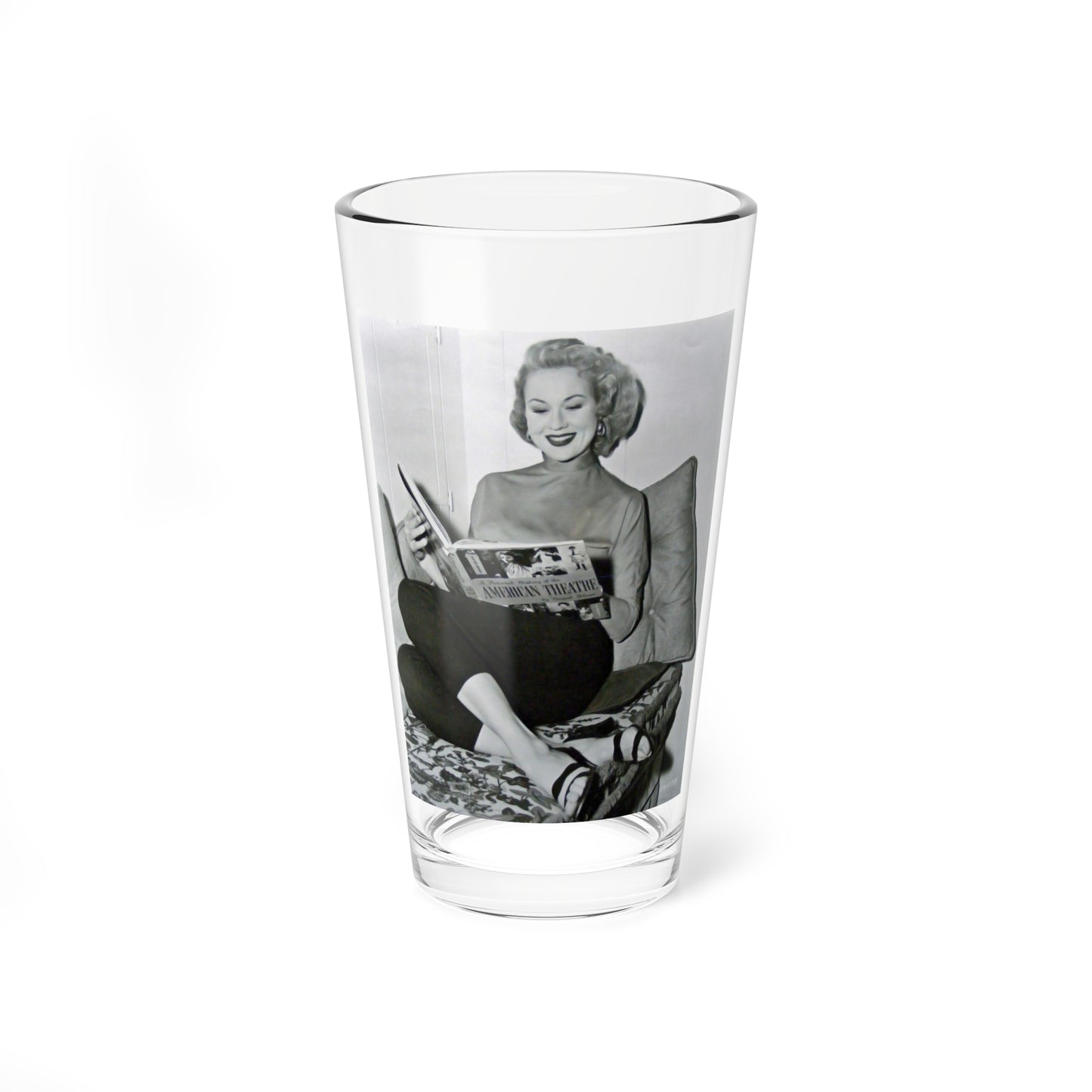 Virginia Mayo #47 (Vintage Female Icon) Pint Glass 16oz-16oz-Go Mug Yourself