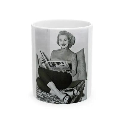 Virginia Mayo #47 (Vintage Female Icon) White Coffee Mug 11oz - Go Mug Yourself