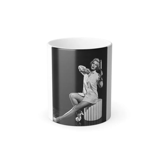 Virginia Mayo #56 (Vintage Female Icons) Color Changing Mug 11oz-11oz-Go Mug Yourself