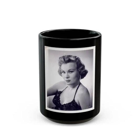 Virginia Mayo #58 (Vintage Female Icon) Black Coffee Mug 15oz - Go Mug Yourself
