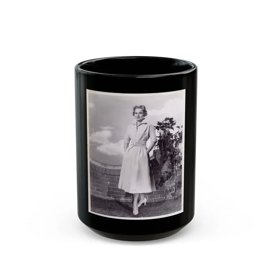 Virginia Mayo #66 (Vintage Female Icon) Black Coffee Mug 15oz - Go Mug Yourself