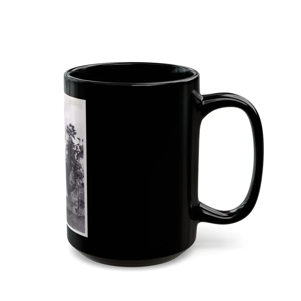 Virginia Mayo #66 (Vintage Female Icon) Black Coffee Mug-Go Mug Yourself