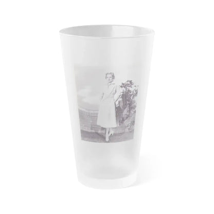 Virginia Mayo #66 (Vintage Female Icon) Frosted Pint Glass 16oz 16oz Frosted - Go Mug Yourself