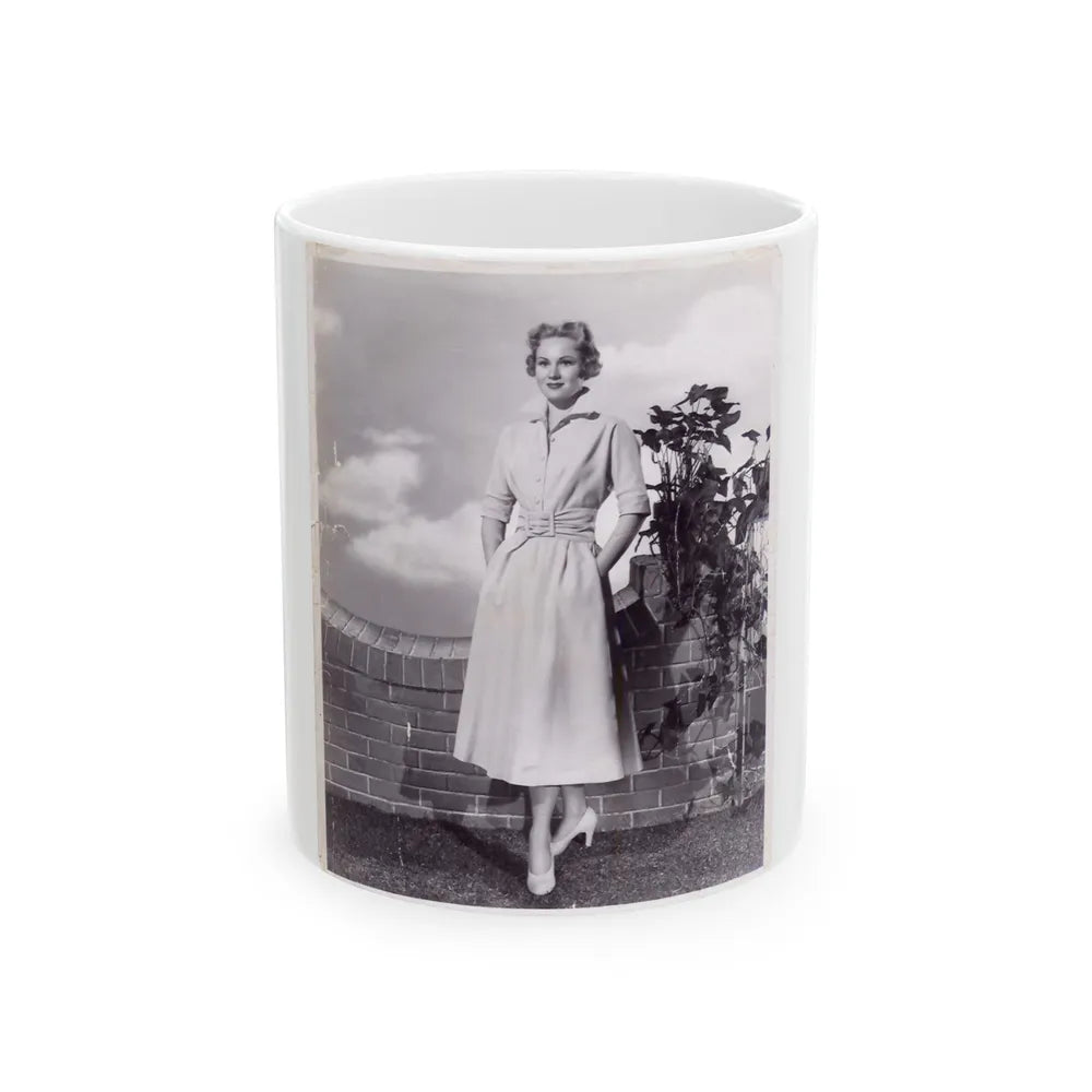 Virginia Mayo #66 (Vintage Female Icon) White Coffee Mug-11oz-Go Mug Yourself