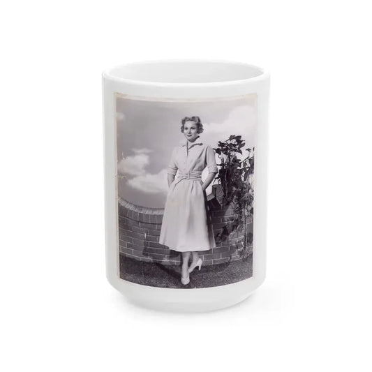 Virginia Mayo #66 (Vintage Female Icon) White Coffee Mug 15oz - Go Mug Yourself