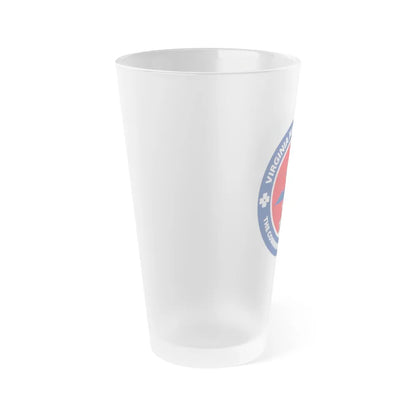 Virginia National Guard - Frosted Pint Glass 16oz-Go Mug Yourself