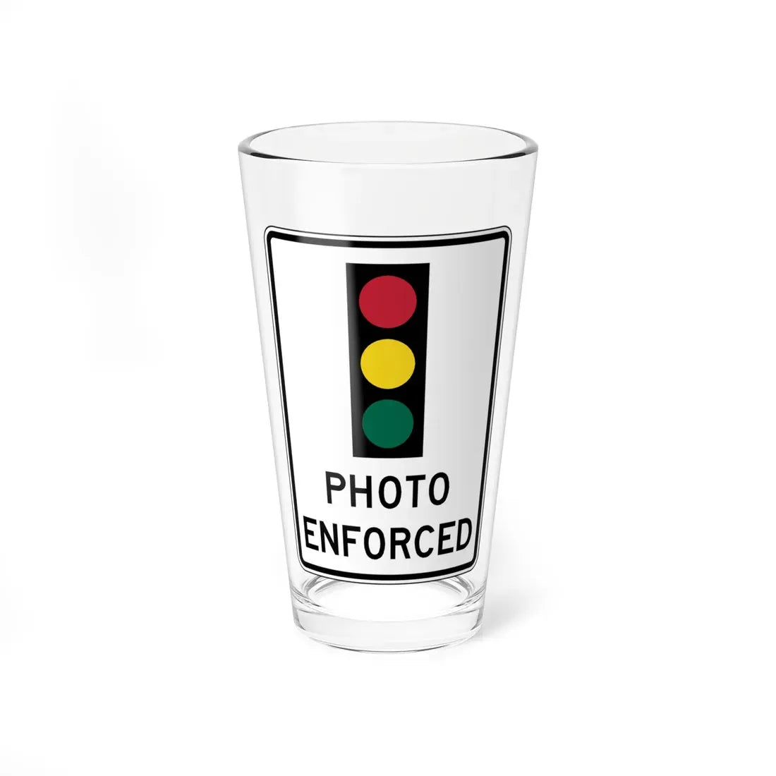 Virginia R10-18a (Virginia) (Road Sign) Pint Glass 16oz 16oz - Go Mug Yourself