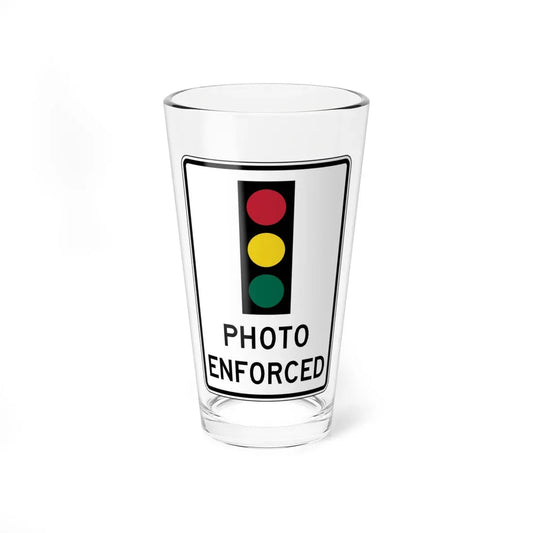 Virginia R10-18a (Virginia) (Road Sign) Pint Glass 16oz 16oz - Go Mug Yourself