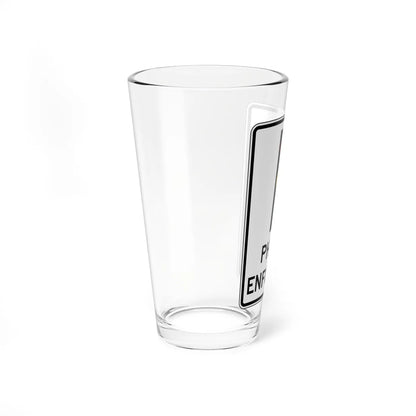 Virginia R10-18a (Virginia) (Road Sign) Pint Glss 16oz - Go Mug Yourself