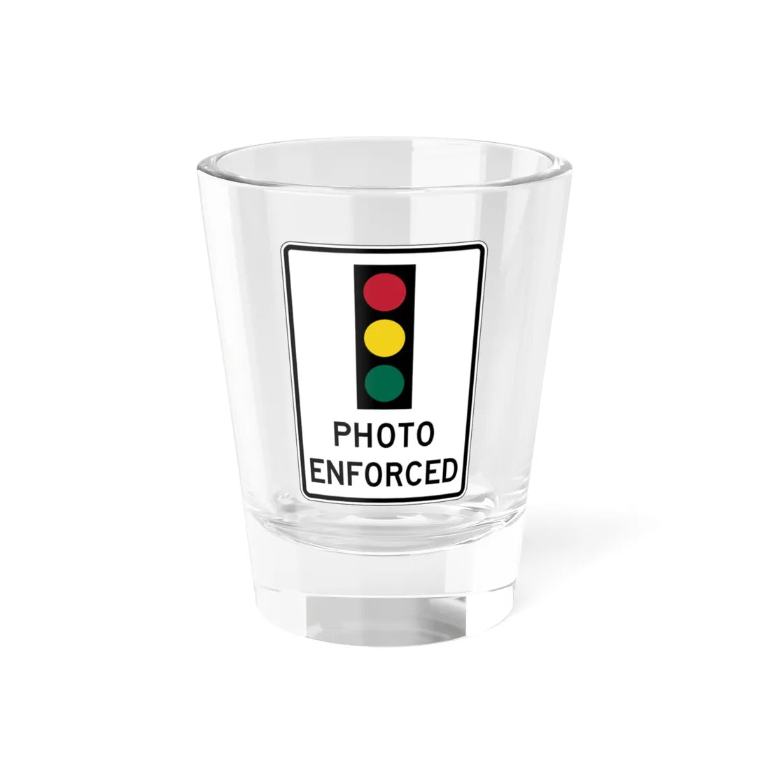 Virginia R10-18a (Virginia) (Road Sign) Shot Glass 1.5oz 1.5oz - Go Mug Yourself