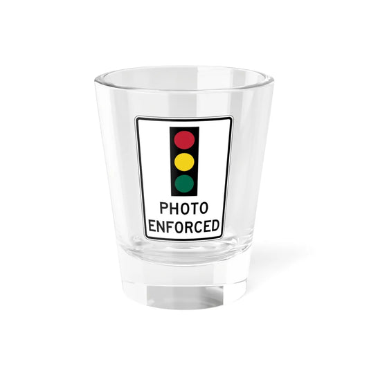 Virginia R10-18a (Virginia) (Road Sign) Shot Glass 1.5oz 1.5oz - Go Mug Yourself