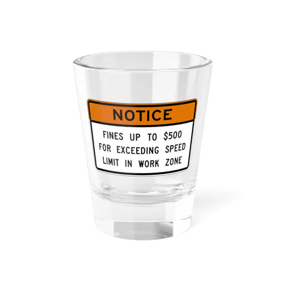 Virginia R2-V1 (Virginia) (Road Sign) Shot Glass 1.5oz 1.5oz - Go Mug Yourself