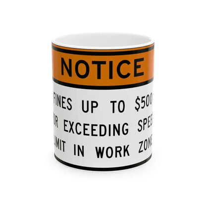 Virginia R2-V1 (Virginia) (Road Sign) White Coffee Mug 11oz - Go Mug Yourself