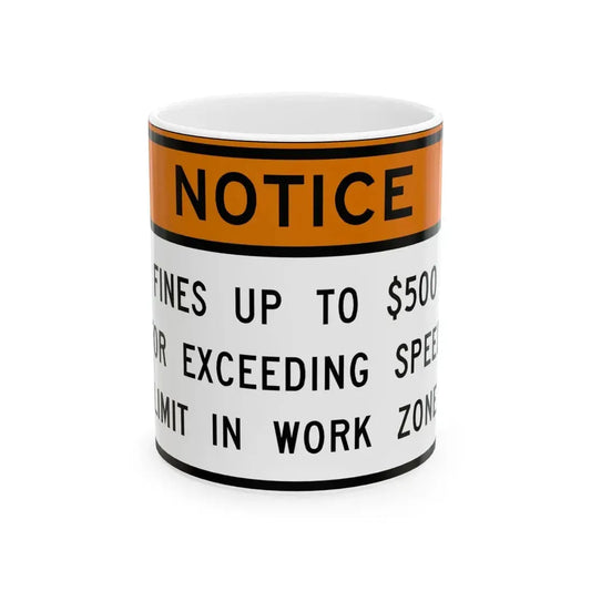 Virginia R2-V1 (Virginia) (Road Sign) White Coffee Mug 11oz - Go Mug Yourself