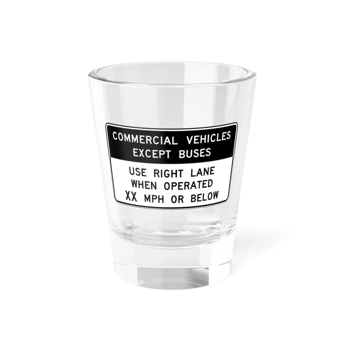 Virginia R4-V1 (Virginia) (Road Sign) Shot Glass 1.5oz 1.5oz - Go Mug Yourself