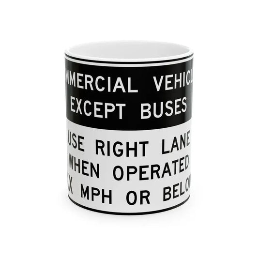 Virginia R4-V1 (Virginia) (Road Sign) White Coffee Mug 11oz - Go Mug Yourself