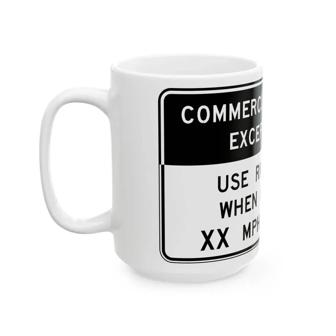 Virginia R4-V1 (Virginia) (Road Sign) White Coffee Mug - Go Mug Yourself