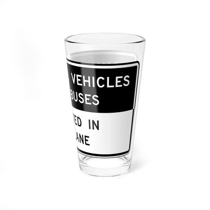 Virginia R4-V2 (Virginia) (Road Sign) Pint Glass 16oz - Go Mug Yourself