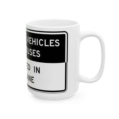 Virginia R4-V2 (Virginia) (Road Sign) White Coffee Mug - Go Mug Yourself