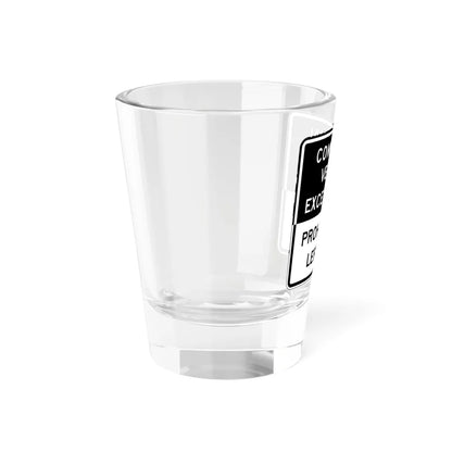 Virginia R4-V2a (Virginia) (Road Sign) Shot Glass 1.5oz - Go Mug Yourself