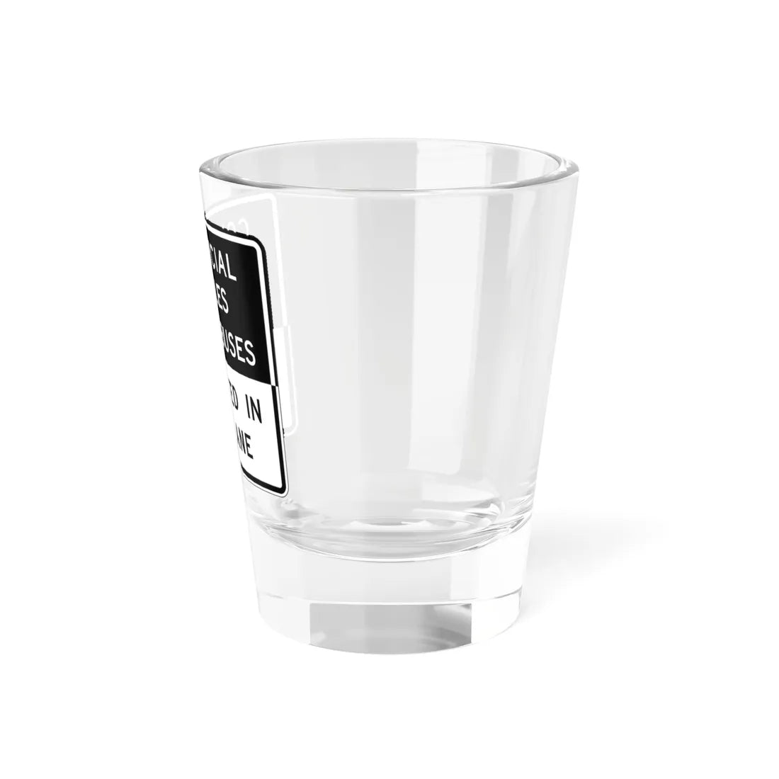 Virginia R4-V2a (Virginia) (Road Sign) Shot Glass 1.5oz - Go Mug Yourself