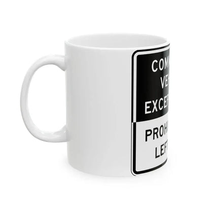 Virginia R4-V2a (Virginia) (Road Sign) White Coffee Mug - Go Mug Yourself