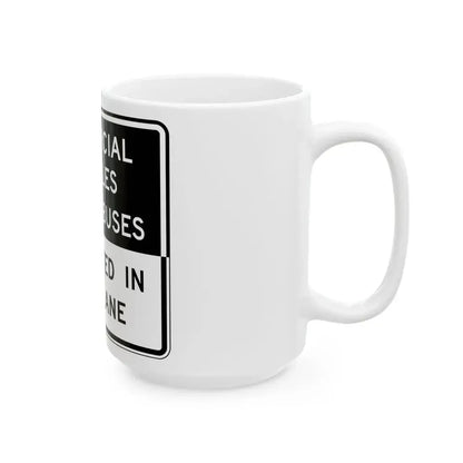 Virginia R4-V2a (Virginia) (Road Sign) White Coffee Mug - Go Mug Yourself